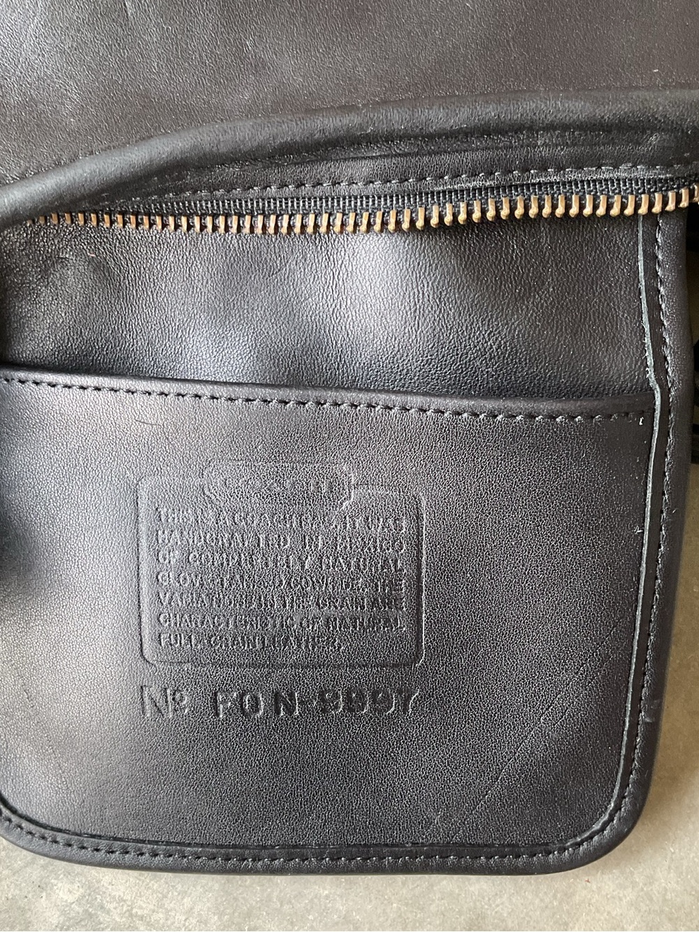 Coach Black Leather Legacy Bag 9997 - Picture 8 of 11